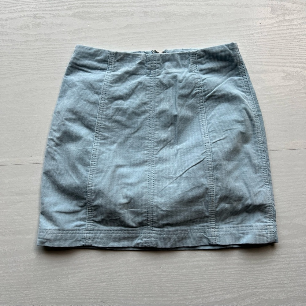 Free People Modern‎ Femme Cord Mini Skirt